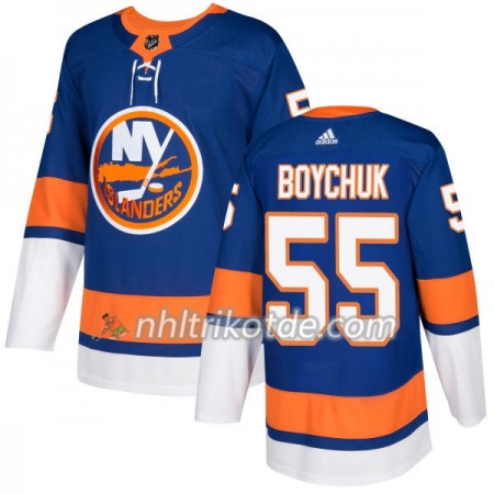 New York Islanders Trikot Johnny Boychuk 55 Adidas 2017-2018 Royal Authentic - Herren